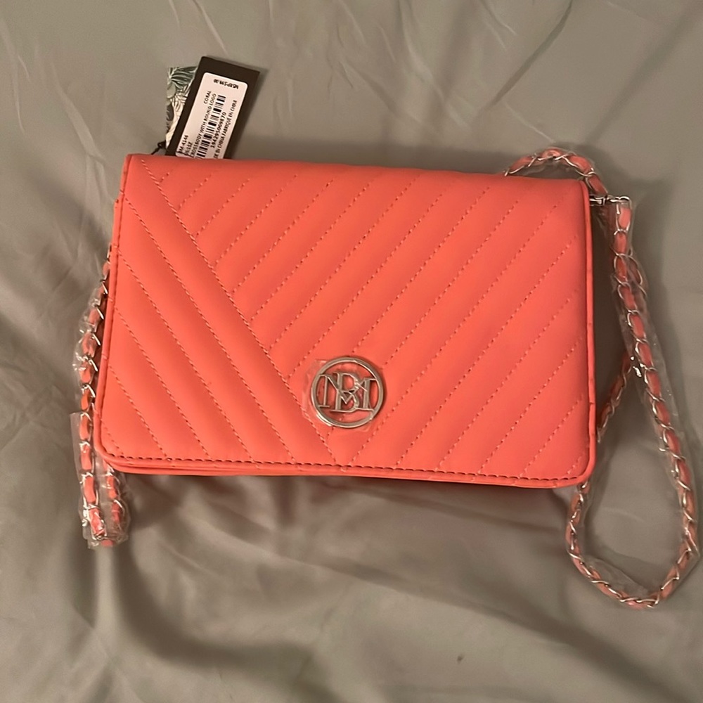Badgley Mischka Coral Crossbody (Vegan Leather)